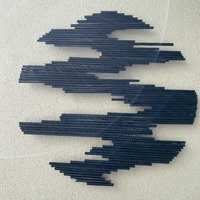 DARK KNIGHTS <br /><br />
Momentum Nero<br /><br />
Stahlbilder<br /><br />
Baustahl pulverbeschichtet<br /><br />
60 cm<br /><br />
Christine Liebich